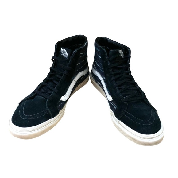 Vans sk8 hi Slim /Black Multi-Color/M8 W Men’s 8.5 Street Style Classic Sneakers - Picture 3 of 8